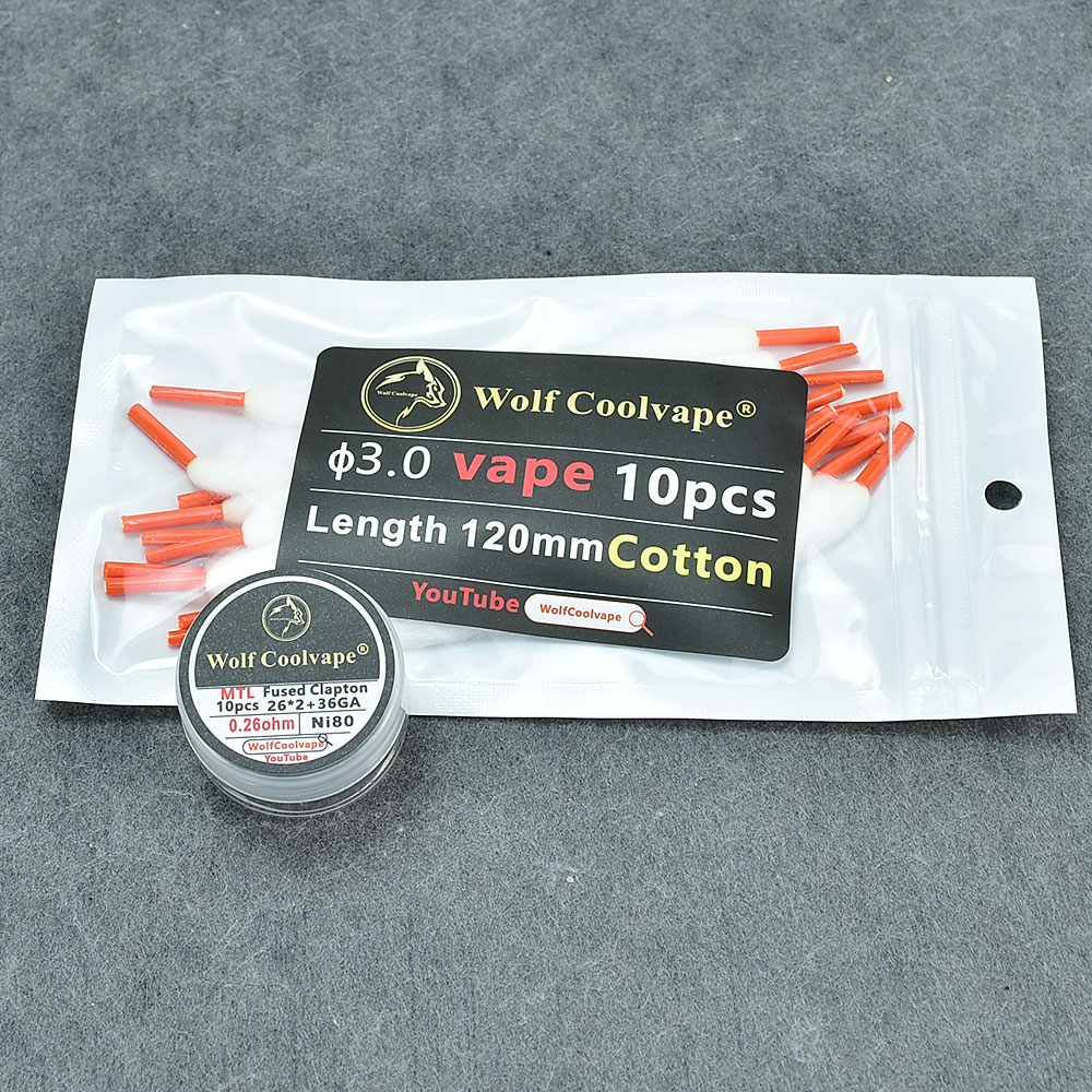 wolfcoolvape Pre-Built Heating - Clapton Wire Pre Built recension och pris