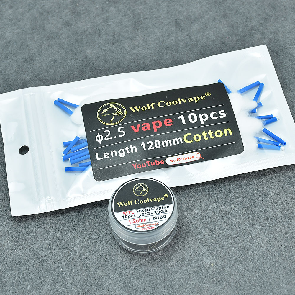 wolfcoolvape Pre-Built Heating - Clapton Wire Pre Built recension och pris
